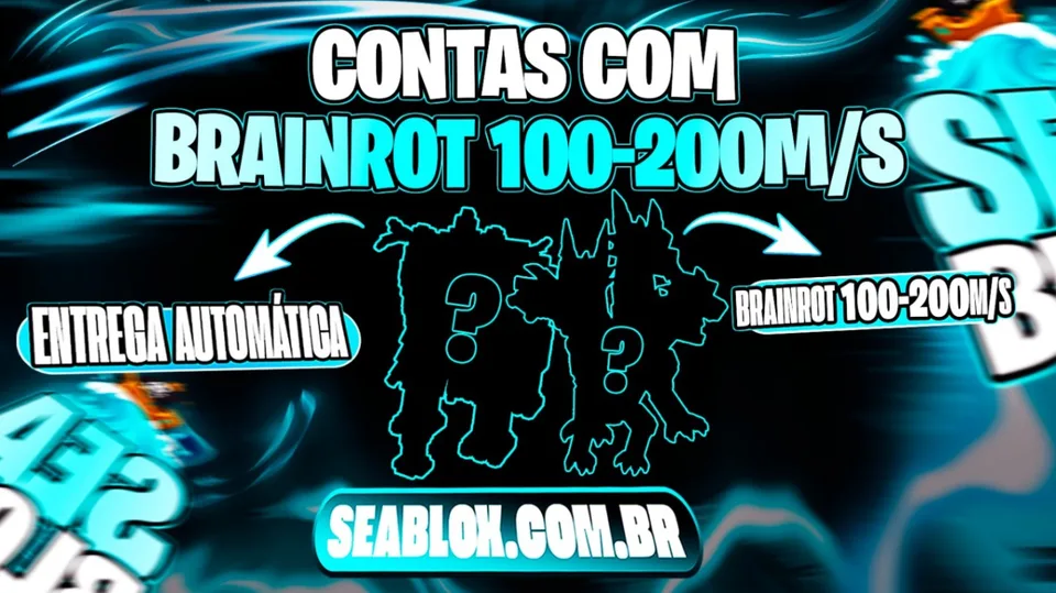 CONTA COM BRAINROT 100-200M/S
