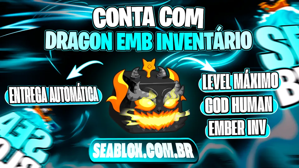 🍎 DRAGON EMBER NO INVENTÁRIO