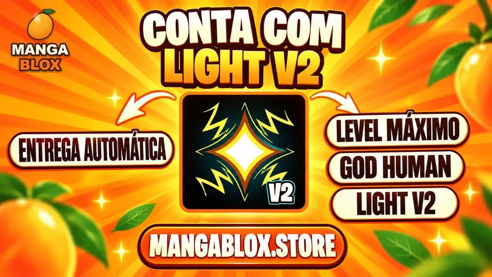 ⚡ LEVEL MÁX +👊 GODHUMAN + LIGHT V2 (DESPERTADA/V2) 🍎