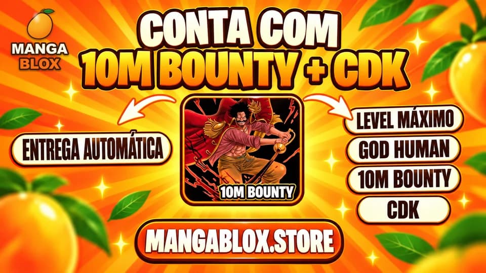LVMAX + GHM + 10M BOUNTY 💰 + CDK + FRUTAS E ITENS ⭐🍎