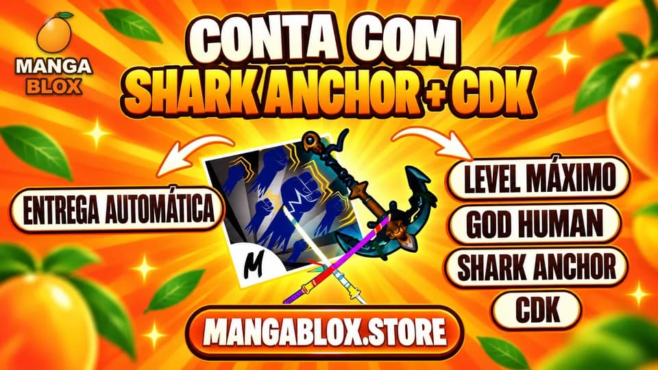 👊 LVMAX + GHM + CDK⚔️ + ⚓SHARK ANCHOR + FRUTAS E ITENS 🍎