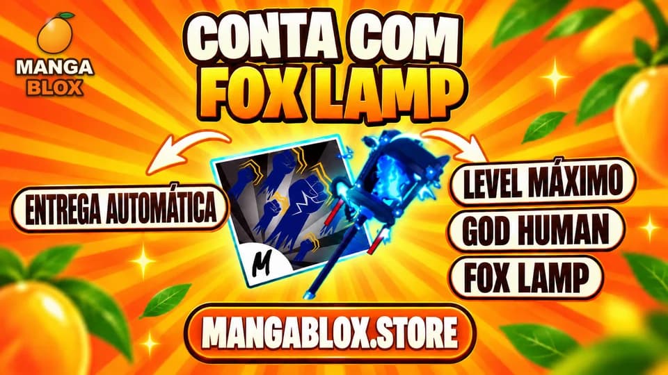 👊 LVMAX + GHM + 🟦 FOX LAMP + FRUTAS E ITENS 🍎