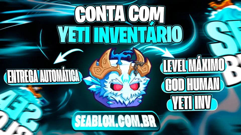 ⭐LVMAX + GHM 👊 +YETI NO INVENTARIO⛄ + FRUTAS E ITENS 🍎